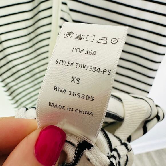 Things Between Striped Cardigan midi Dress Size XS - Picture 5 of 9